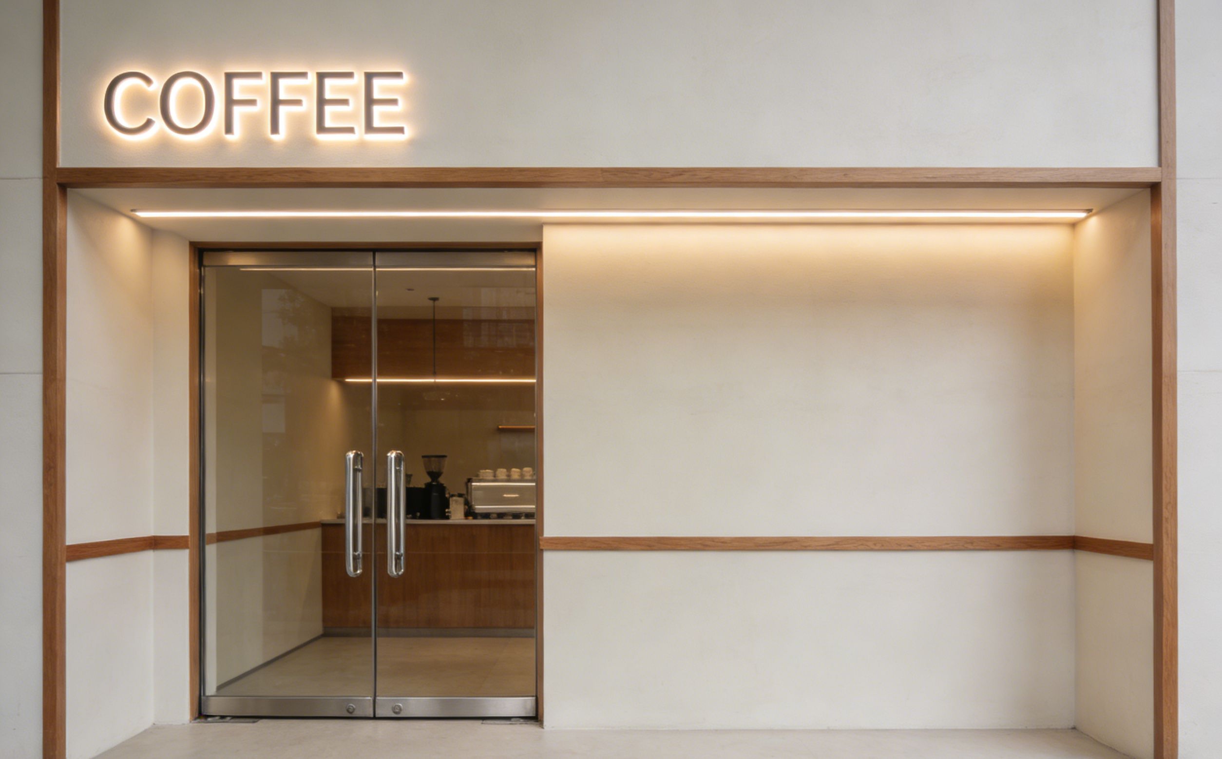 Pure Brew: A Modern Minimalist Coffee Shop
